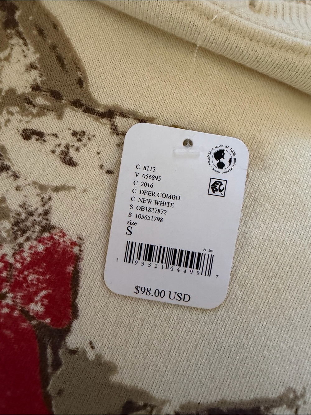 NWT FREE PEOPLE WE THE FREE GRAPHIC CAMDEN 🦌 - Picture 3 of 4